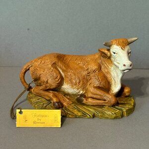Roman Fontanini Animal Italy Figurine Nativity Christmas Simonelli Cow Bull Vtg